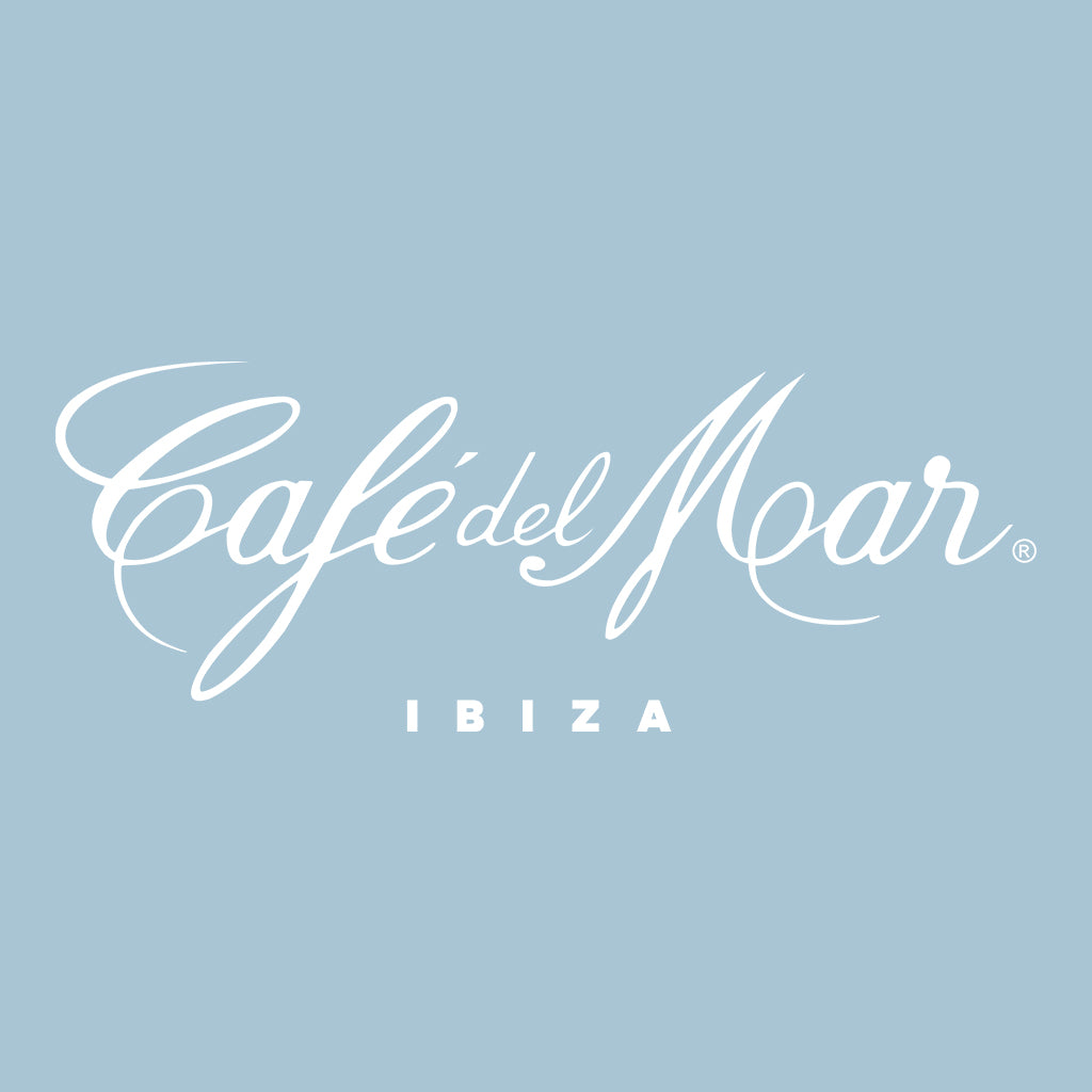 Café del Mar Ibiza White Logo Cushion