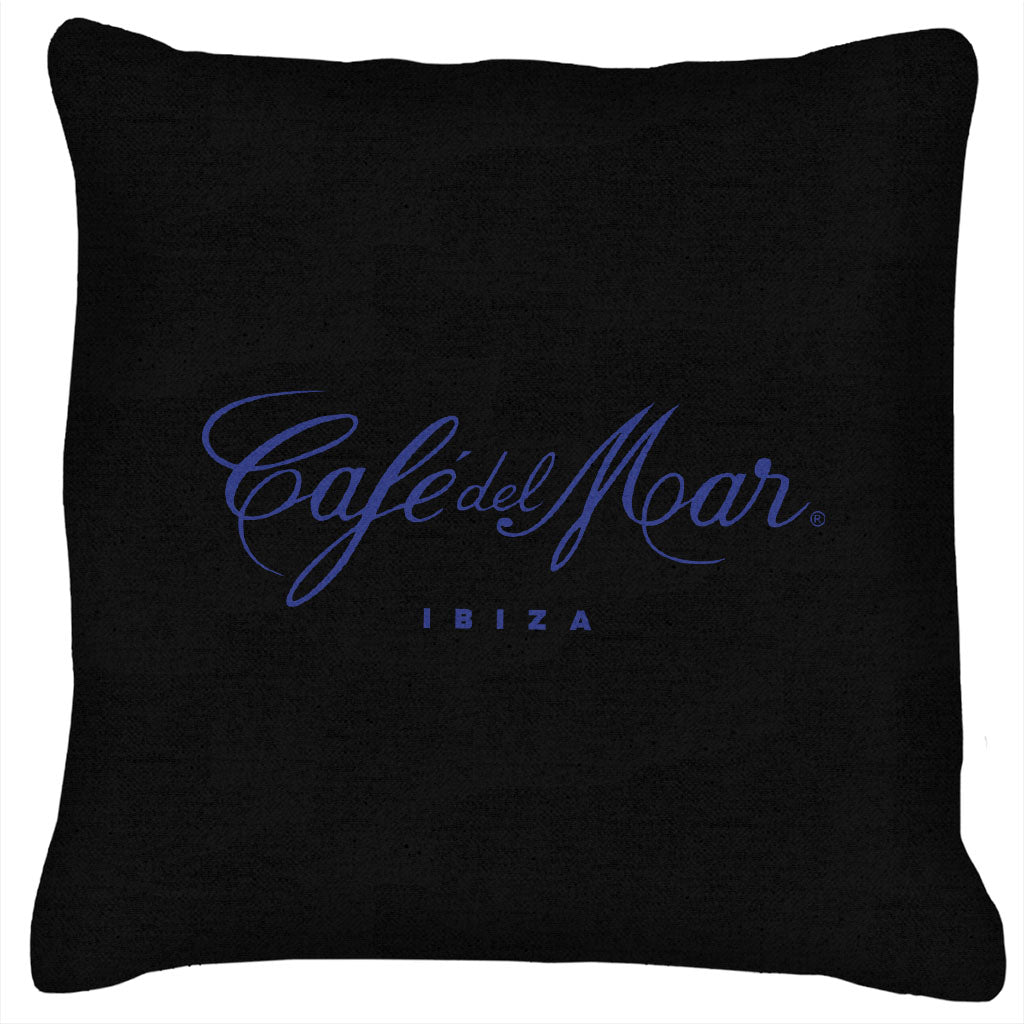 Café Del Mar Ibiza Blue Logo Cushion-Café Del Mar Ibiza Store