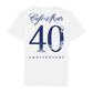 Café del Mar 40th Anniversary Logo Front And Back Print Men's Organic T-Shirt