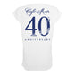 Café del Mar 40th Anniversary Logo Front And Back Print Women's Casual T-Shirt