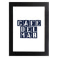 Café del Mar Blue Tile Logo Framed Print-Café Del Mar Ibiza Store
