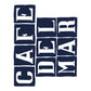 Café del Mar Blue Vertical Tile Logo Beach Towel-Café Del Mar Ibiza Store
