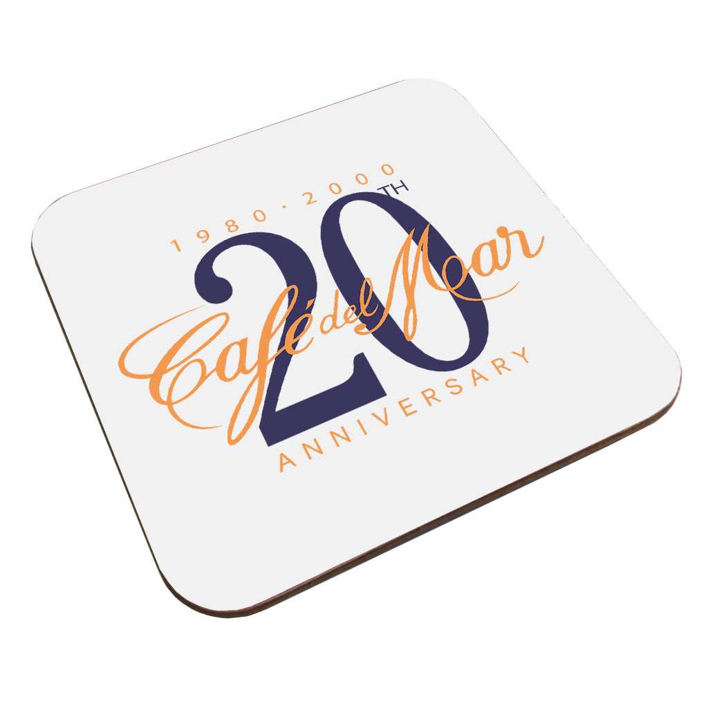 Café del Mar 20th Anniversary Logo Coaster