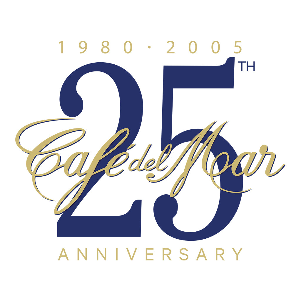 Café del Mar 25th Anniversary Logo Cushion