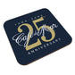 Café del Mar White 25th Anniversary Logo Coaster