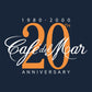Café del Mar 20th Anniversary Logo Cushion