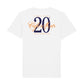 Café del Mar 20th Anniversary Logo Front And Back Print Men's Organic T-Shirt