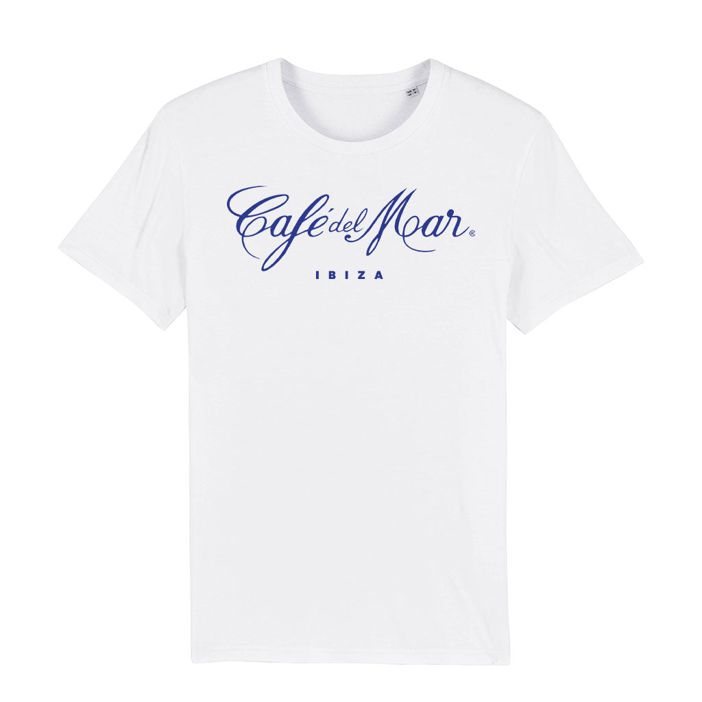 Café Del Mar Ibiza Blue Logo Men's Organic T-Shirt-Café Del Mar Ibiza Store