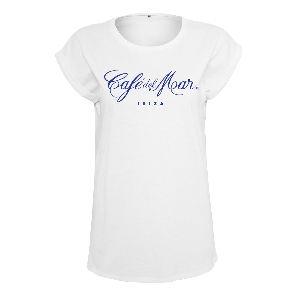 Café Del Mar Ibiza Blue Logo Women's Casual T-Shirt-Café Del Mar Ibiza Store