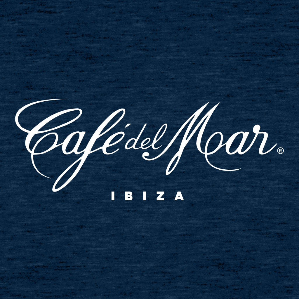 Café Del Mar Ibiza White Logo Men's Organic T-Shirt-Café Del Mar Ibiza Store