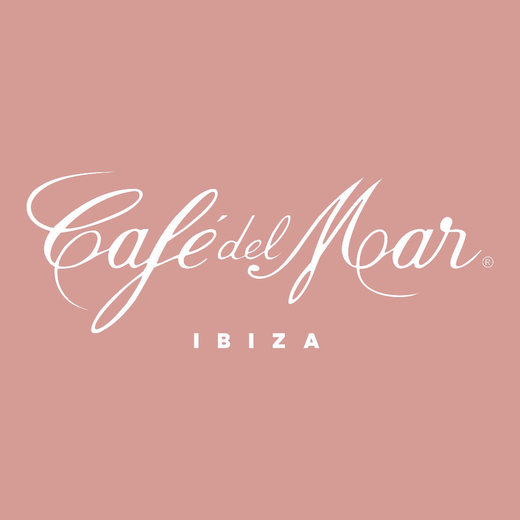 Café del Mar Ibiza White Logo Kid's Dusty Pink Hooded Sweatshirt-Café Del Mar Ibiza Store