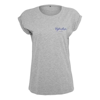 Café del Mar Ibiza Blue Logo Front And Back Print Women's Casual T-Shirt