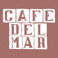 Café del Mar White Tile Logo Unisex Sweatshirt-Café Del Mar Ibiza Store