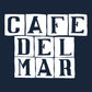 Café del Mar White Tile Logo Unisex Sweatshirt