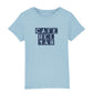Café del Mar Blue Tile Logo Kid's Organic T-Shirt-Café Del Mar Ibiza Store