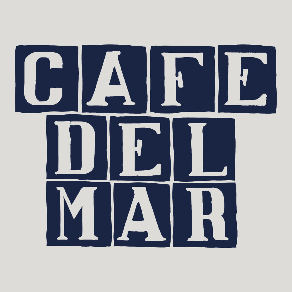 Café del Mar Blue Tile Logo Cotton Tote Bag-Café Del Mar Ibiza Store