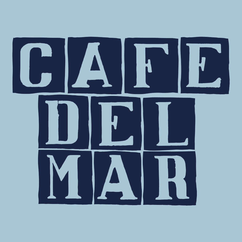 Café del Mar Blue Tile Logo Kid's Organic T-Shirt-Café Del Mar Ibiza Store