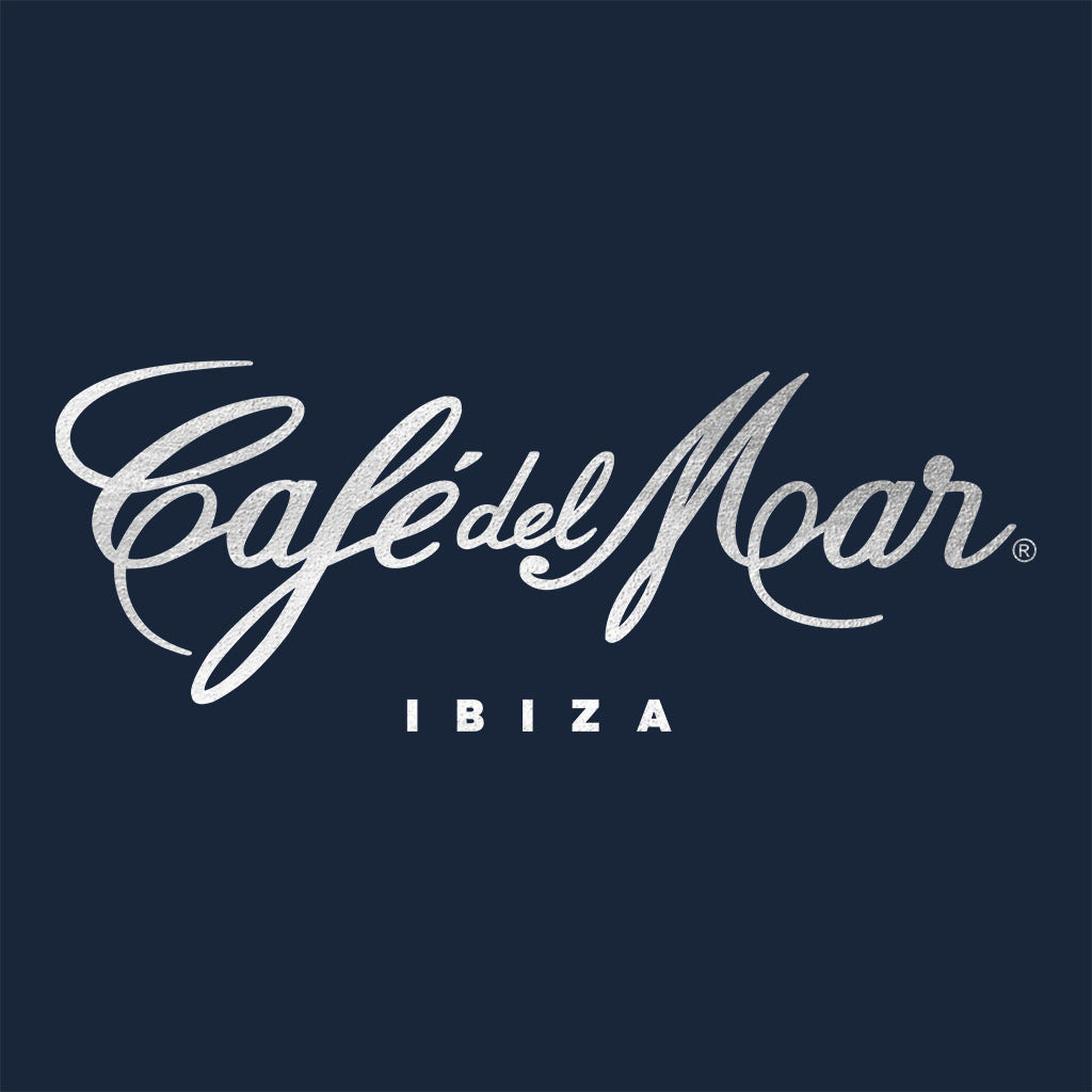 Café Del Mar Ibiza Bold Silver Logo Rope Handle Beach Bag-Café Del Mar Ibiza Store